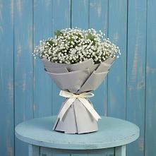 Букет цветов из:  Гипсофила в Белый Колодезь