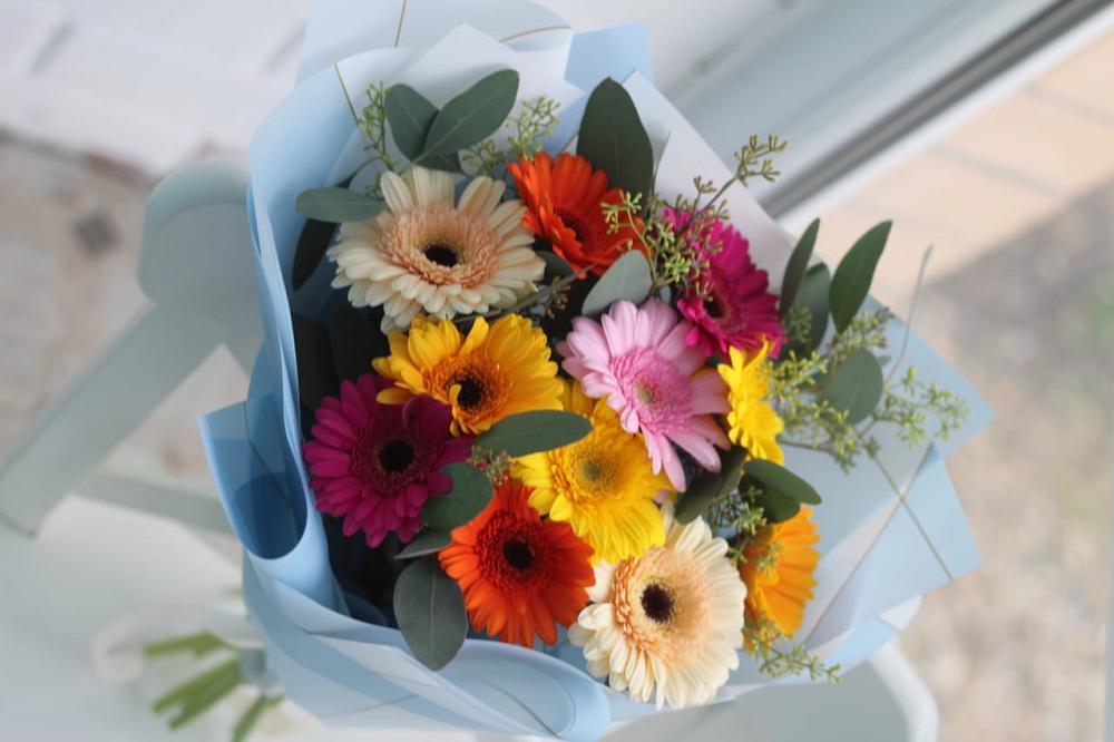 Букет цветов из: Герберы в Белый Колодезь