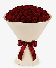 Букет 101 Бордовая роза Блэк Бакарра в Белый Колодезь