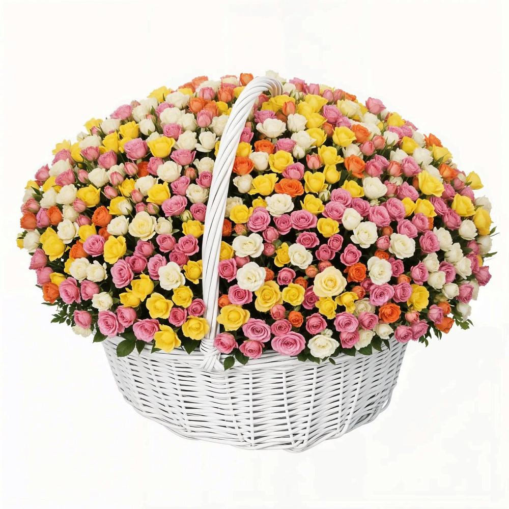 Премиум букет из: Розы в Белый Колодезь