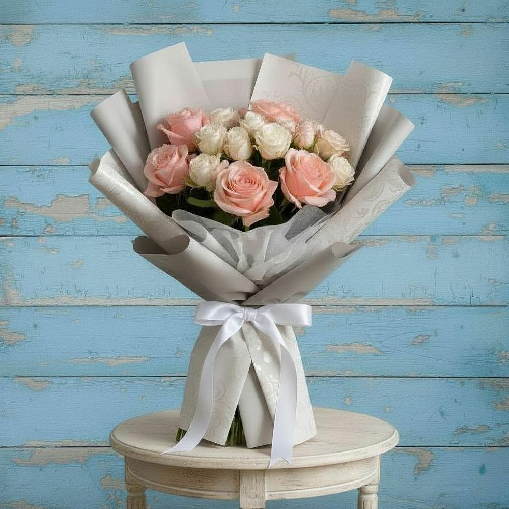 Букет цветов из: Розы в Белый Колодезь