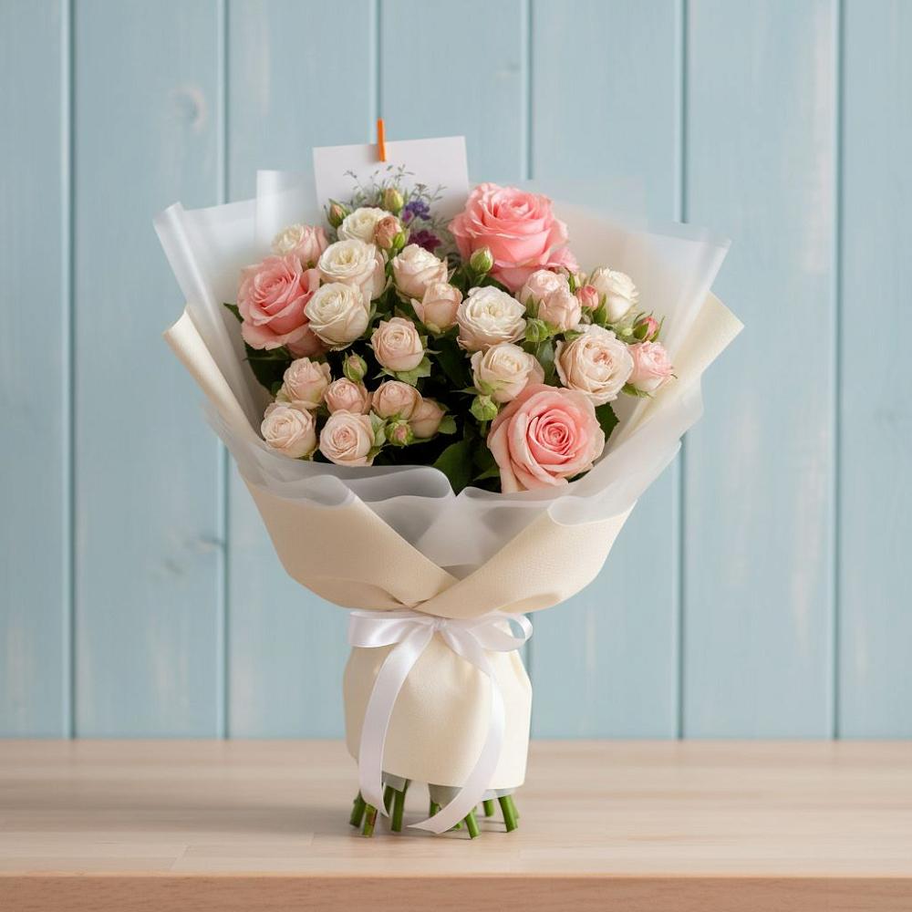 Букет цветов из: Розы в Белый Колодезь