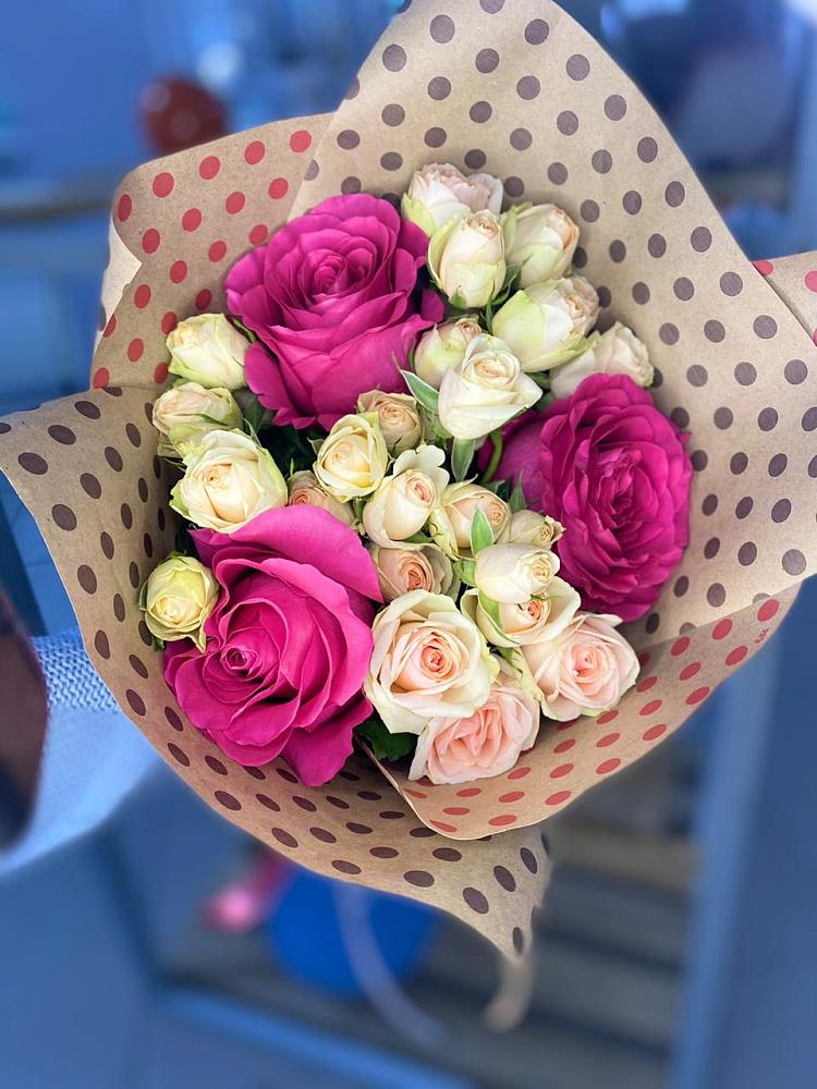 Букет цветов из: Розы в Белый Колодезь