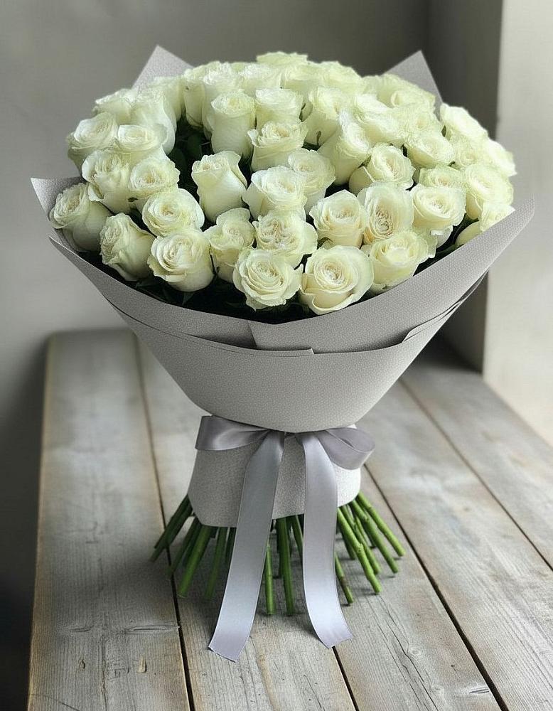 Букет 35 Белых роз в Белый Колодезь