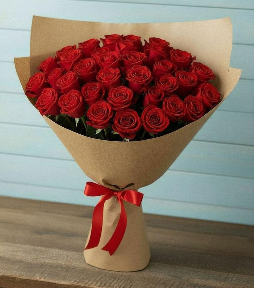 Букет Красные розы Милано в Белый Колодезь