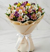 Букет цветов из:  Альстромерии в Белый Колодезь
