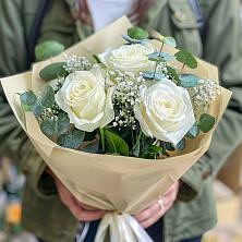 Букет Нежные грёзы в Белый Колодезь Букет цветов из: Розы в Белый Колодезь