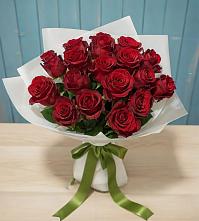 Букет Красные розы #REPLACE_PRED# Белый Колодезь