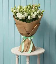 Букет цветов из:  Лизиантусы в Белый Колодезь