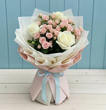 Букет цветов из:  Розы в Белый Колодезь
