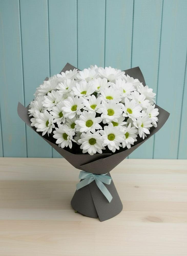 Букет цветов из: Хризантемы в Белый Колодезь