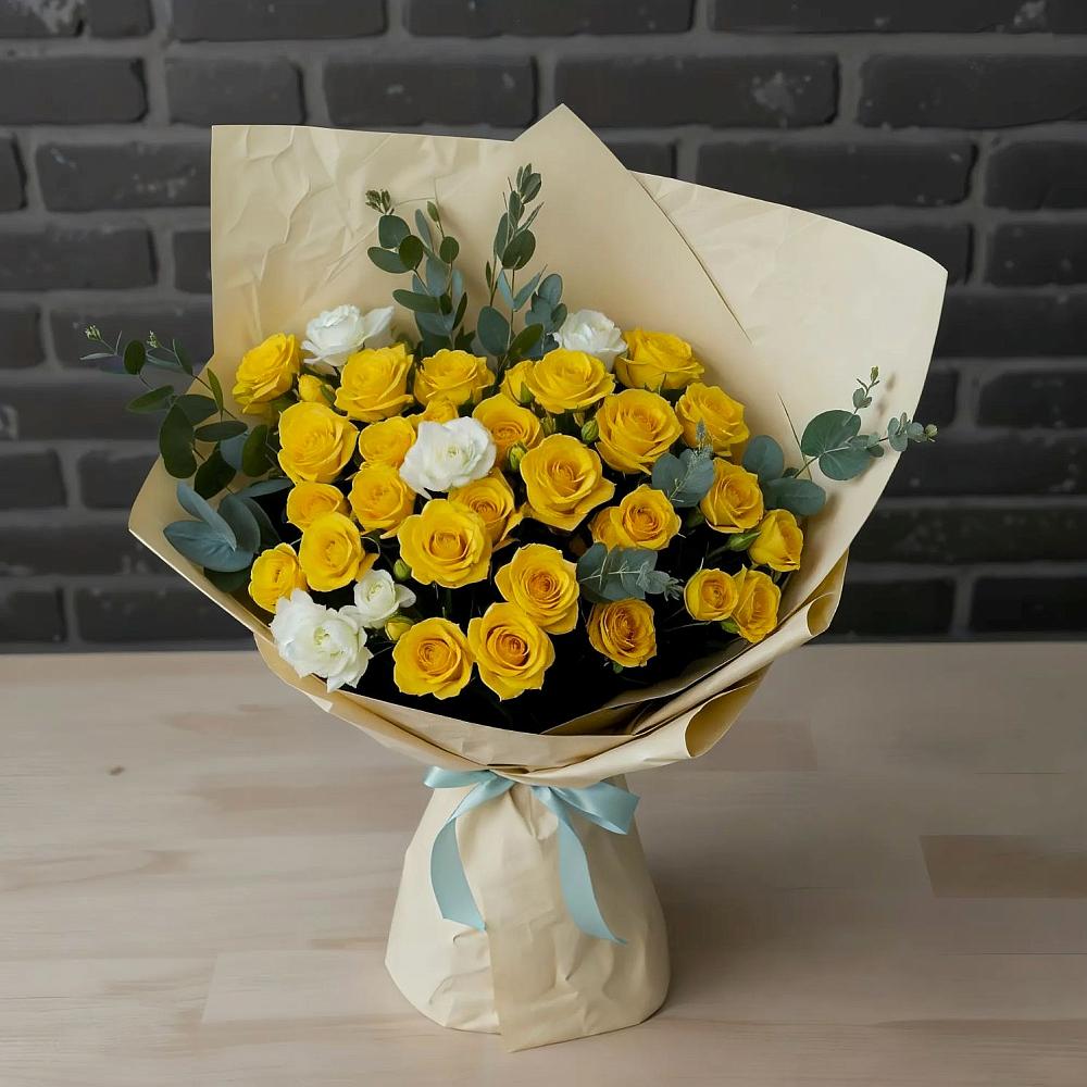 Букет цветов из: Розы в Белый Колодезь