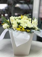 Цветочная композиция из Розы  в Белый Колодезь