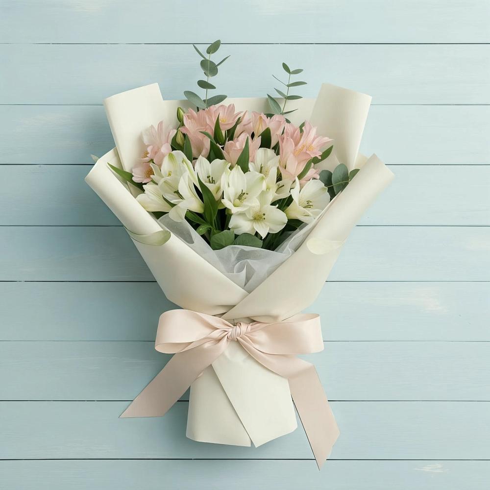 Букет цветов из: Альстромерии в Белый Колодезь