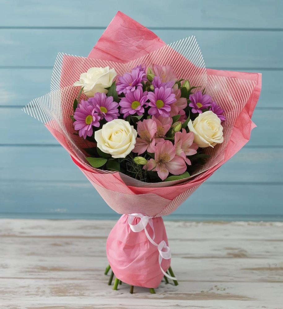 Букет цветов из: Герберы в Белый Колодезь