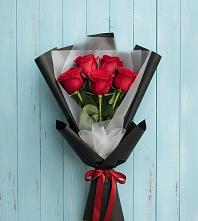 Букет цветов из:  Розы #REPLACE_PRED# Белый Колодезь