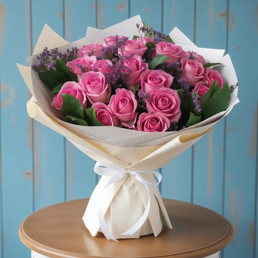 Букет цветов из: Розы в Белый Колодезь