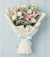 Букет цветов из:  Лилии в Белый Колодезь