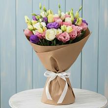 Букет цветов из:  Лизиантусы в Белый Колодезь